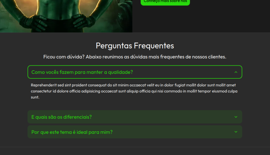 Perguntas frequentes